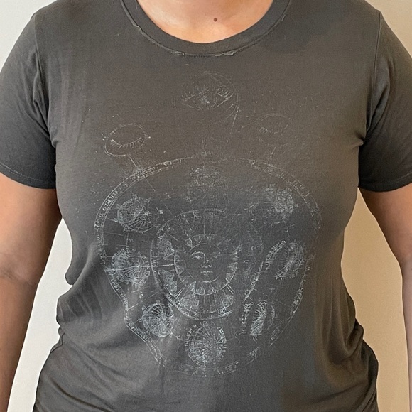 Modish Rebel Grey Tee - Picture 2 of 5